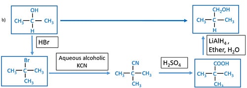 2-propanone to 2-methylpropan-1-ol